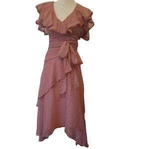 Asos Design NWT Dusty Mauve Midi Dress